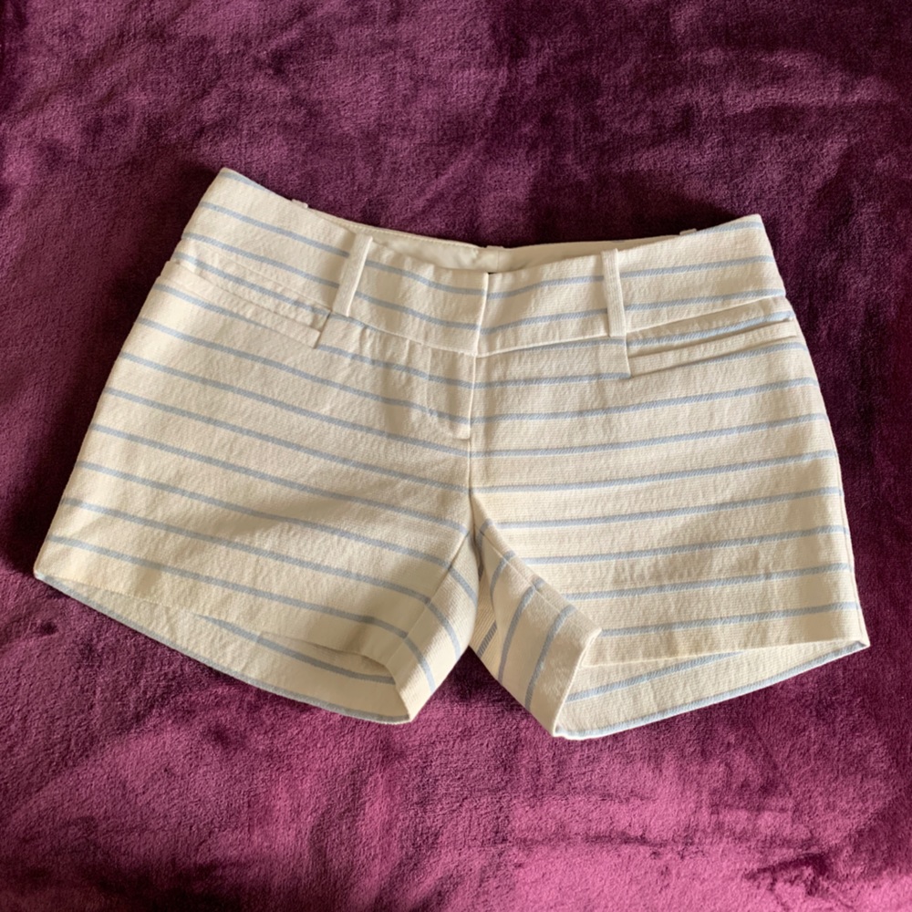The Limited Petite 00 pinstripe shorts